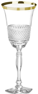 Peterhof crystal wine set for 2 persons